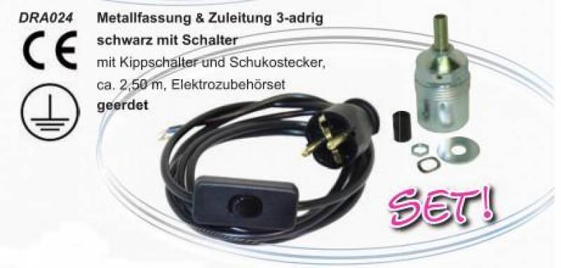 Zuleitungen & Fassungen im Set